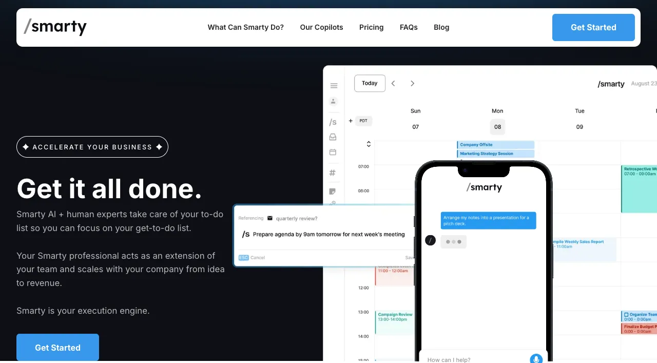 智能私人助理Smarty AI:革新个人与企业效率的AI助手 私人助理Smarty AI