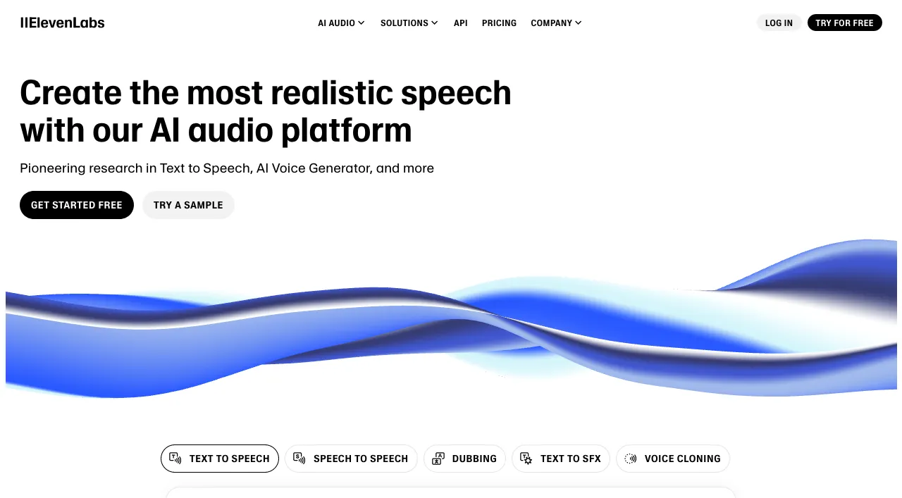 ElevenLabs AI语音克隆技术:革新语音合成与应用 ElevenLabs AI语音克隆技术