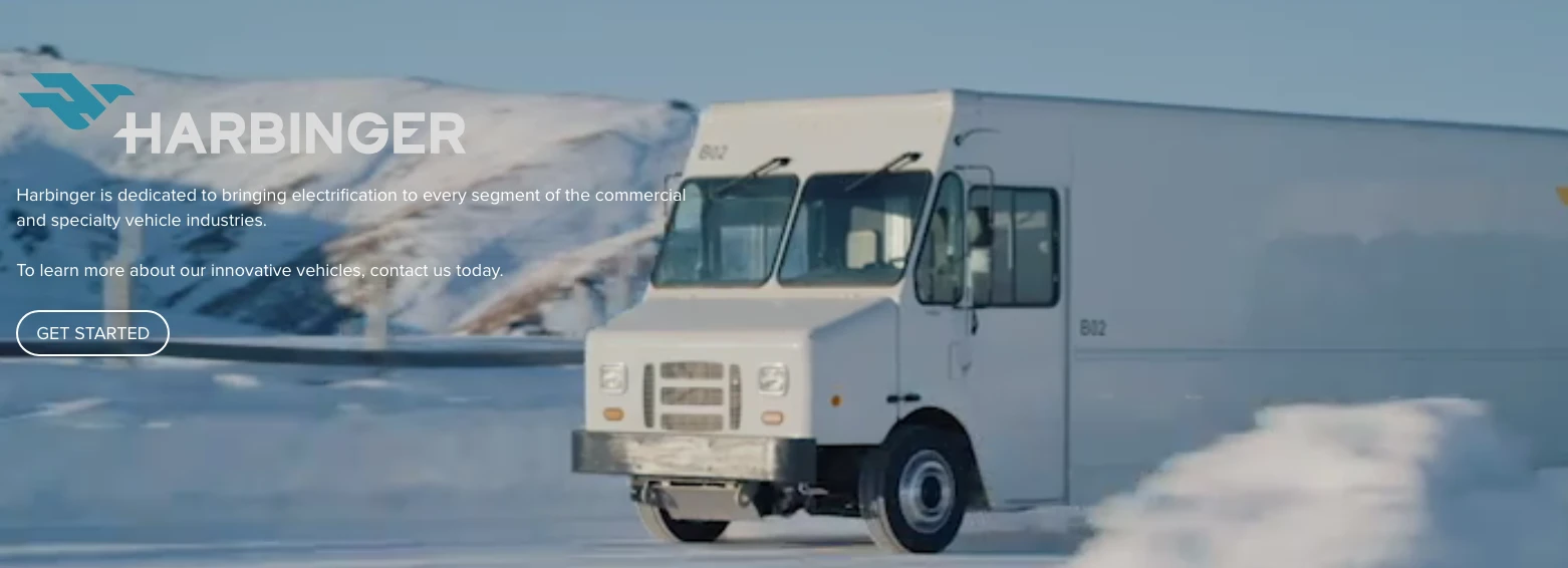 Harbinger Transportation Harbinger Transportation:专注商业卡车电气化,成功斩获1亿美元B轮融资