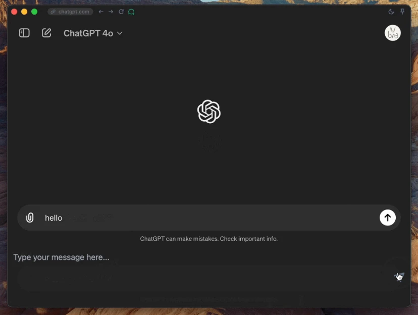 ChatGPT 多平台ChatGPT桌面应用,支持Mac、Windows、Linux