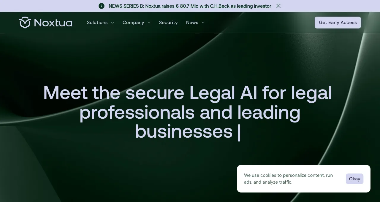 Noxtua Noxtua转型法律AI领域并获巨额融资