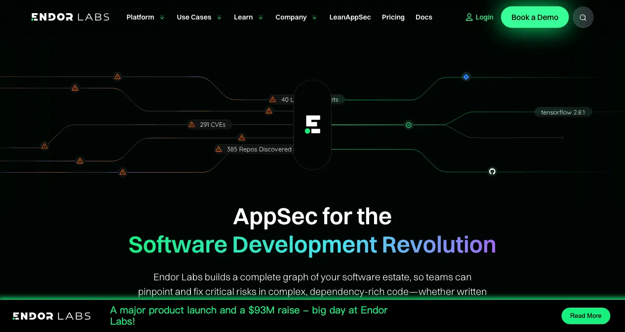 Endor Labs Endor Labs:应对AI生成代码安全挑战的先锋